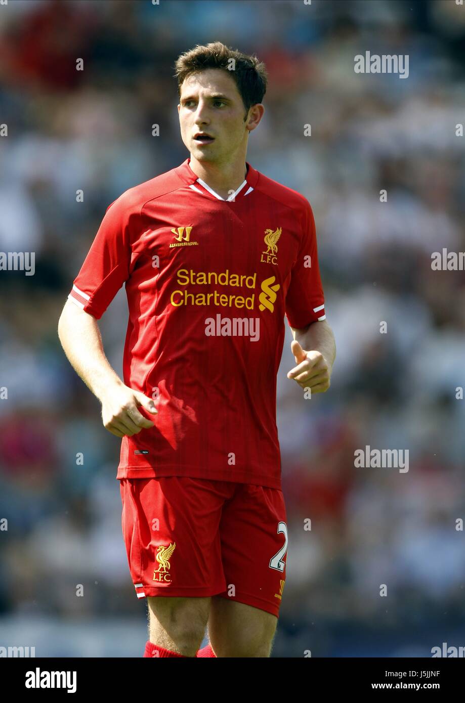 JOE ALLEN LIVERPOOL FC DEEPDALE PRESTON ENGLAND 13. Juli 2013 Stockfoto