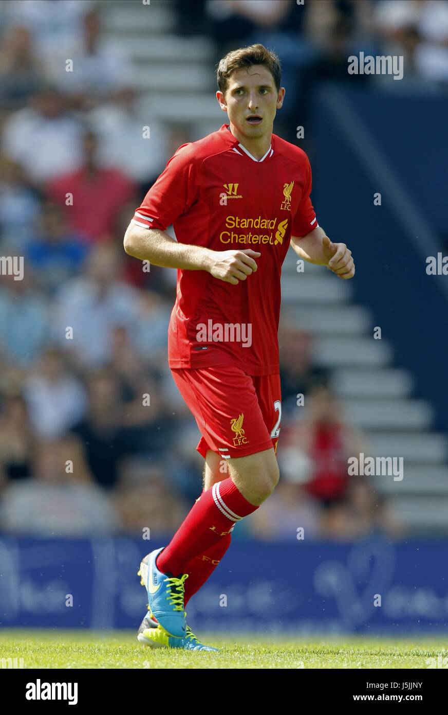 JOE ALLEN LIVERPOOL FC DEEPDALE PRESTON ENGLAND 13. Juli 2013 Stockfoto