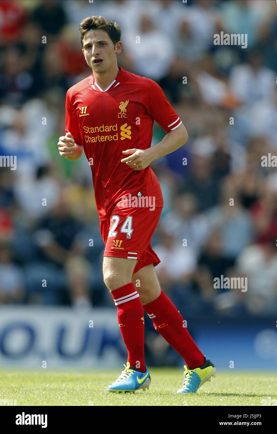 JOE ALLEN LIVERPOOL FC DEEPDALE PRESTON ENGLAND 13. Juli 2013 Stockfoto
