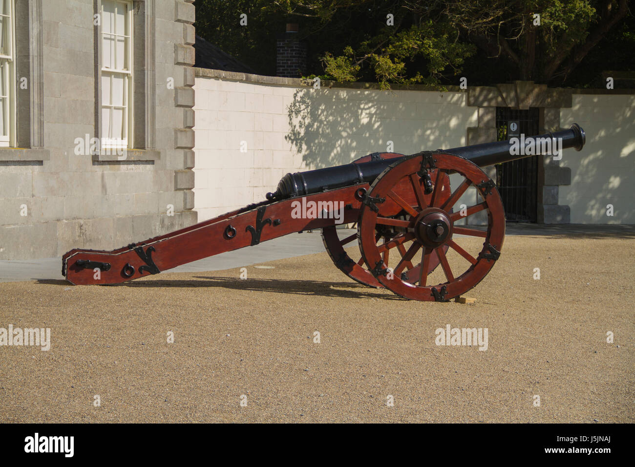 Schlacht am Boyne, 1690, William III Sieg über James II am Fluss Boyne, ein paar Meilen westlich von Drogheda. Stockfoto