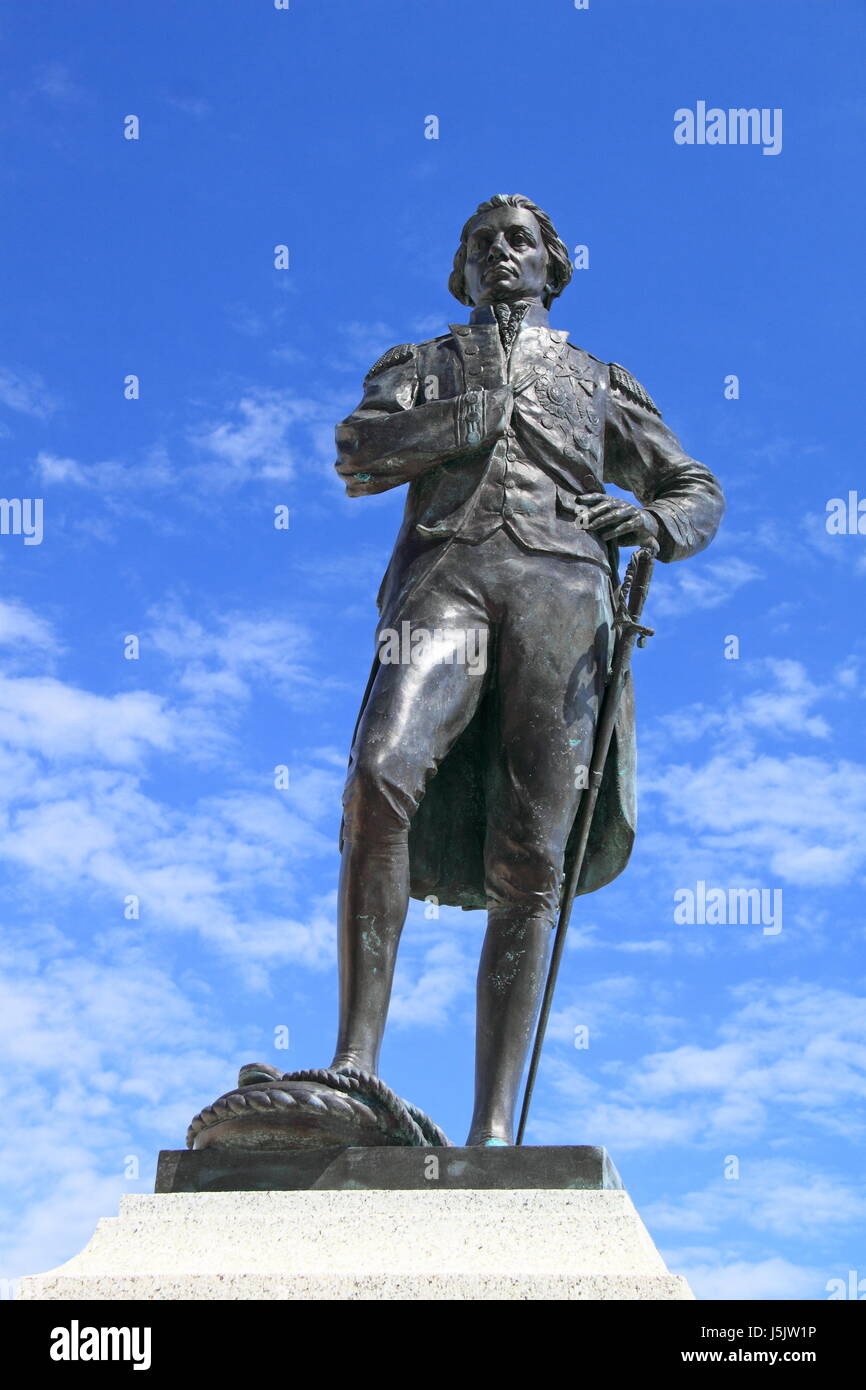 Nelson Denkmal, Grand Parade, Altstadt, Portsmouth, Hampshire, England, Großbritannien, USA, UK, Europa Stockfoto
