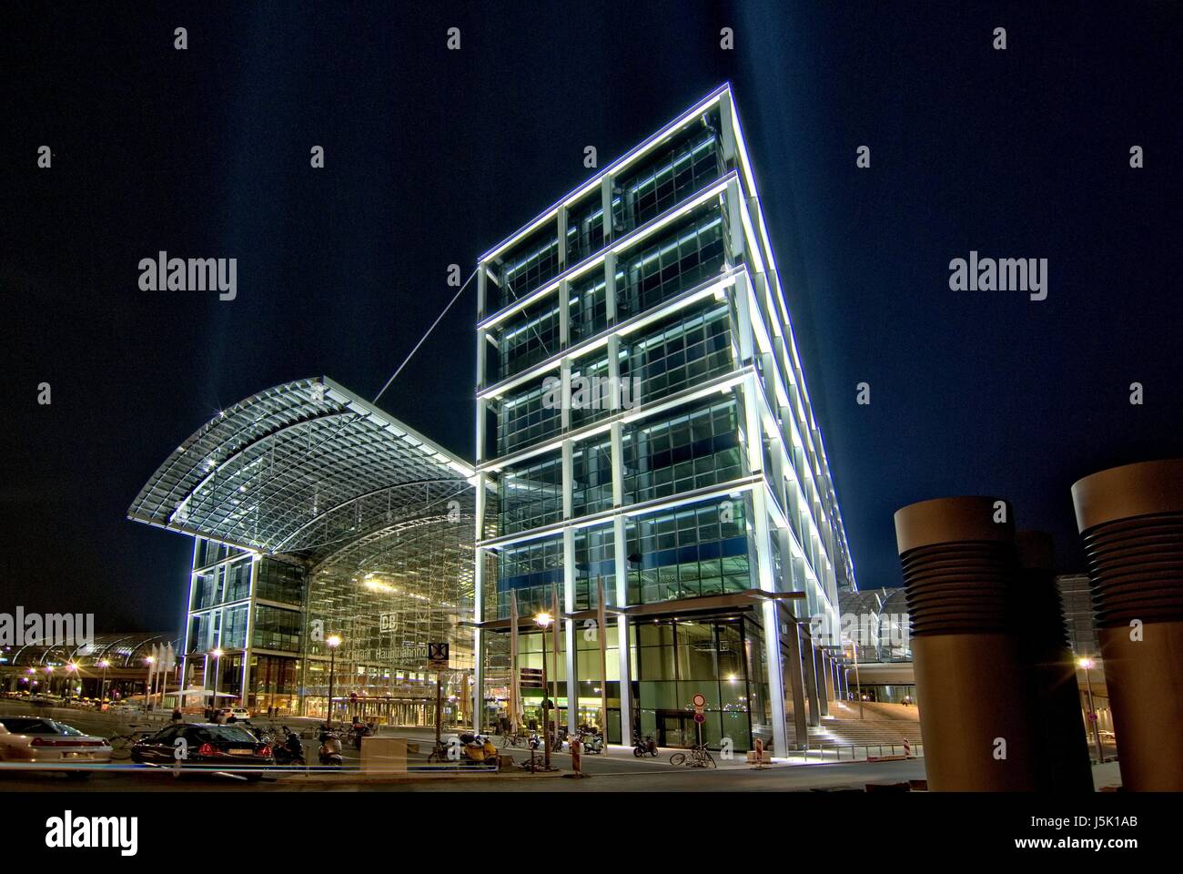 Lehrter Hauptbahnhof ich Stockfoto