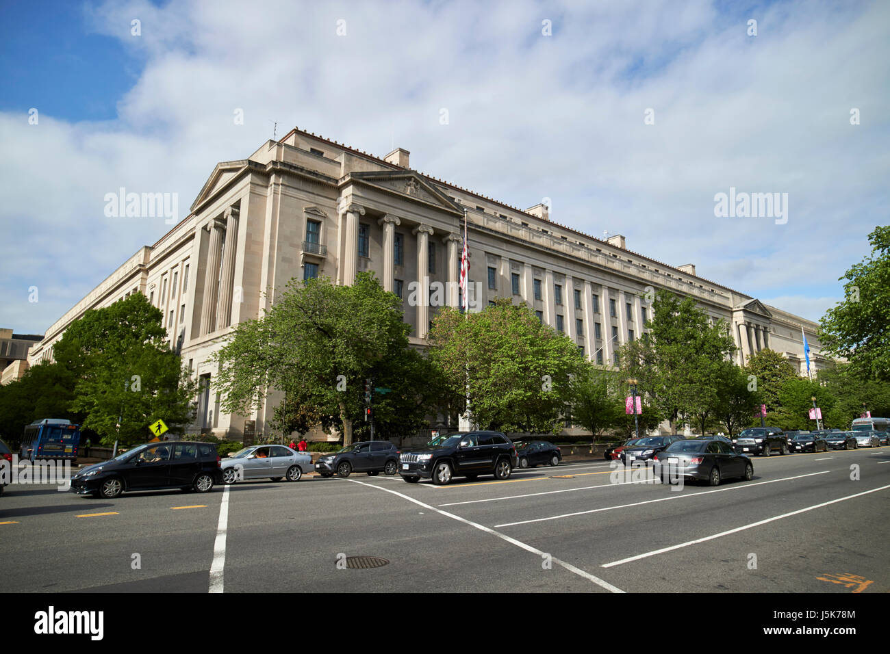 Robert f Kennedy Justizministerium Gebäude Bundesrepublik Dreieck Washington DC USA Stockfoto