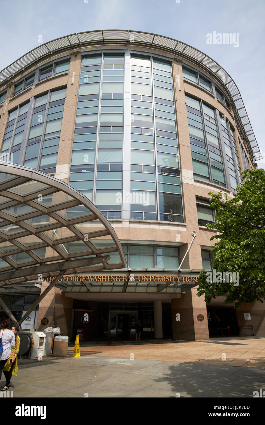 der George Washington University Hospital Washington DC USA Stockfoto