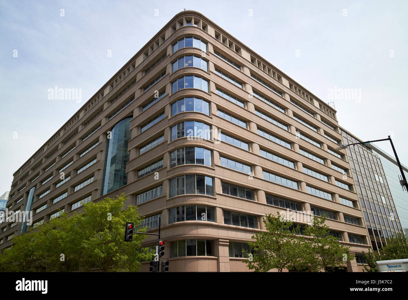 Weltbank j Gebäude Washington DC USA Stockfoto