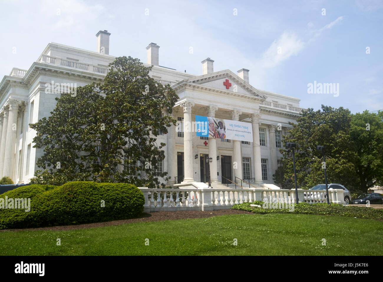 Das amerikanische Rote Kreuz Landeszentrale Washington DC USA Stockfoto
