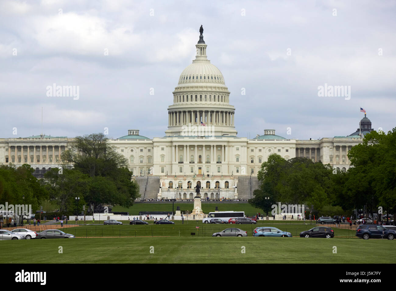 Das US Capitol Gebäude Washington DC USA Stockfoto