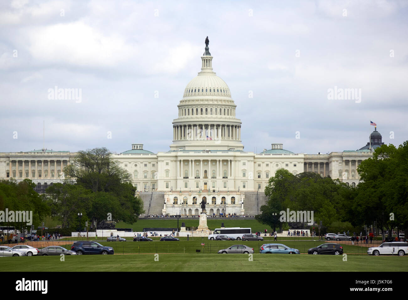 Das US Capitol Gebäude Washington DC USA Stockfoto
