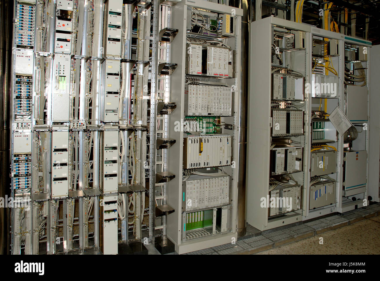 Telefon Handy angeschlossenen Rechner Elektronik Kommunikationsmedien Stockfoto