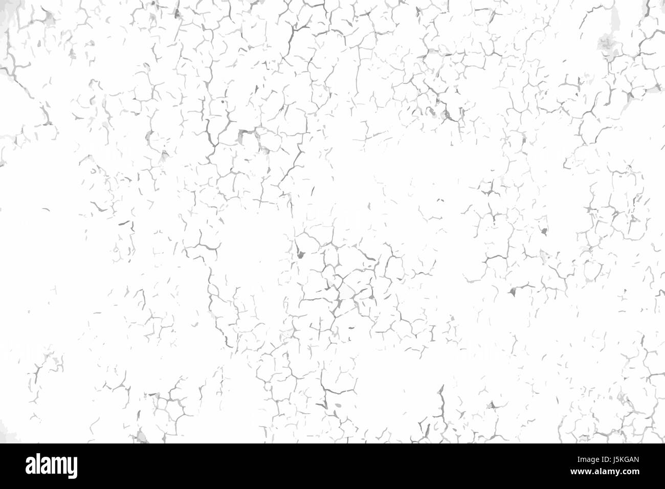 Betonwand Hintergrund geknackt. Grunge schwarz-weiß Vektor Textur Vorlage für Overlay-Grafik. Stock Vektor