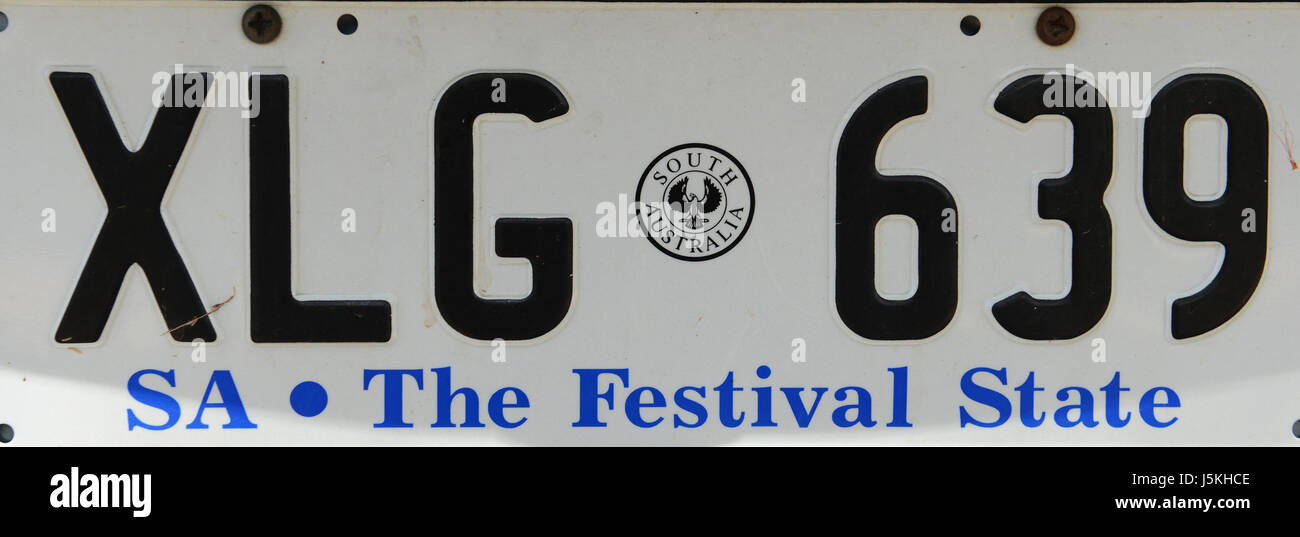 wallpapers South Australian License Plate https www alamy de stockfoto ein south australia nummernschild 141186990 html