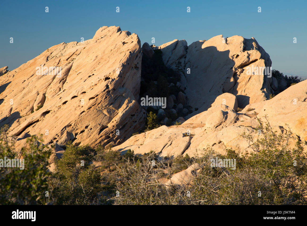 Devils Punchbowl, Devils Punchbowl County Park, Kalifornien Stockfoto