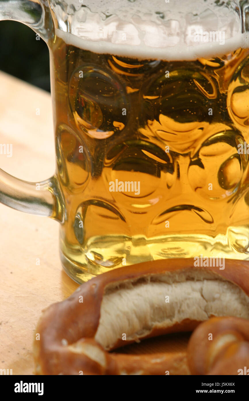 Bier Glas Stockfoto