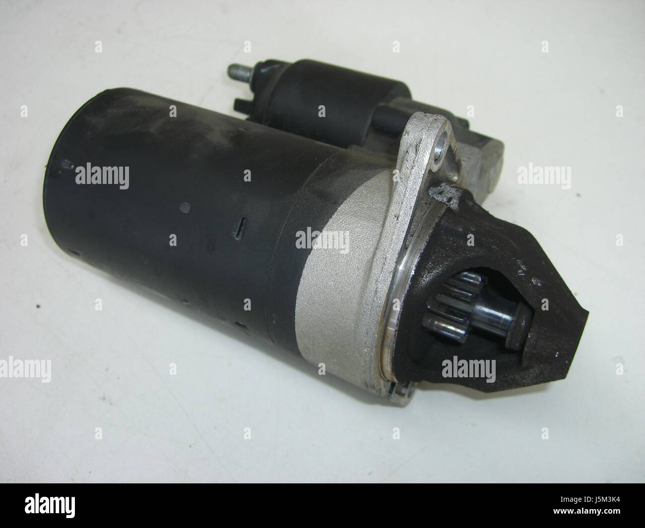 Ritzel Anlasser Flagman Antrieb motor Aluminium Aluminium defekt Motorstart Stockfoto