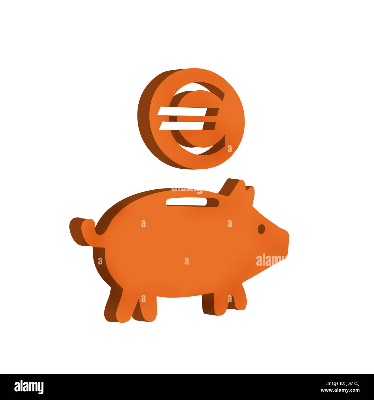 Euro oder Preis Wanderungen Stockfoto