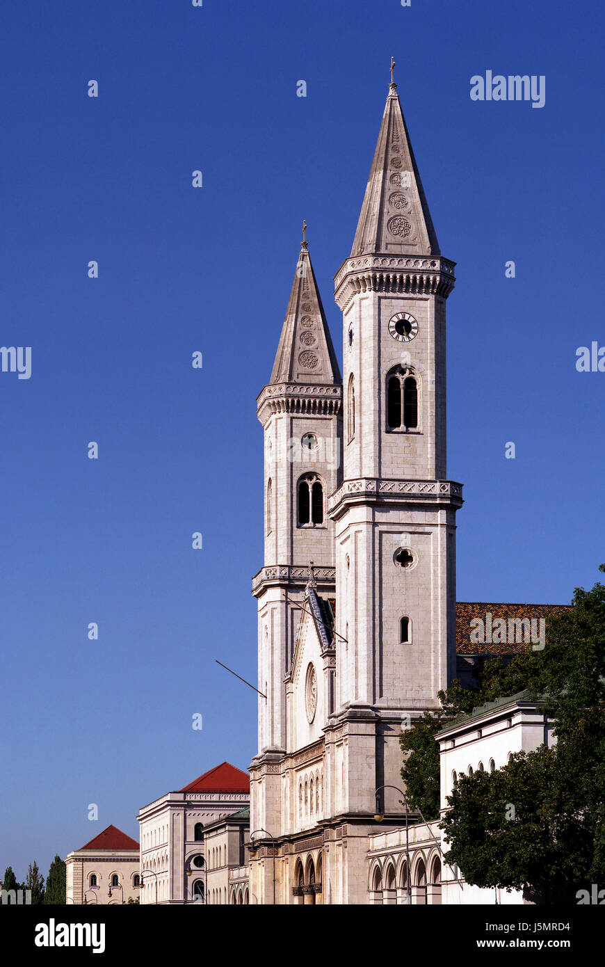 Ludwigskirche in München Stockfoto