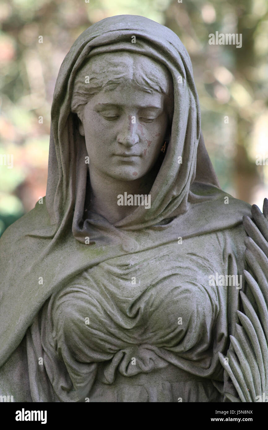 Denken Sie daran Tod grüne traurig Friedhof Marmor Grabstein Grabstein