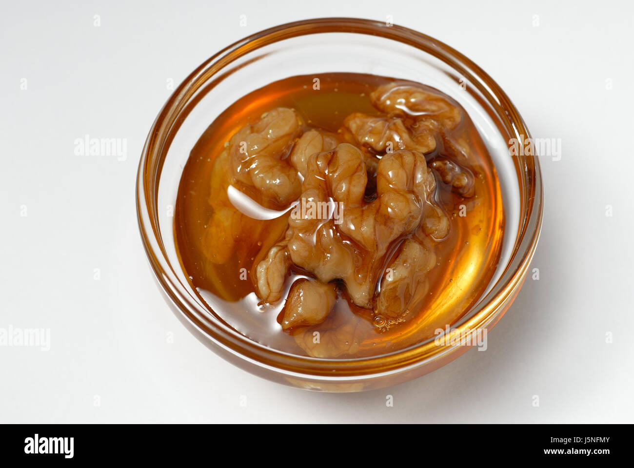 Walnüsse in Honig Stockfotografie - Alamy