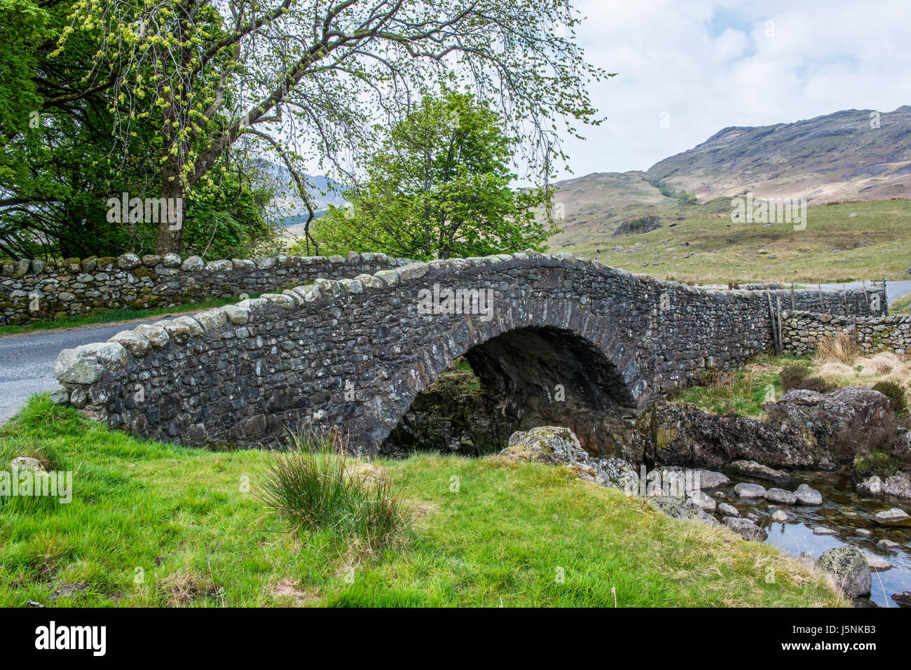 Cockley Beck Bridge Dunnerdale im Lake District National Park, Cumbria Stockfoto