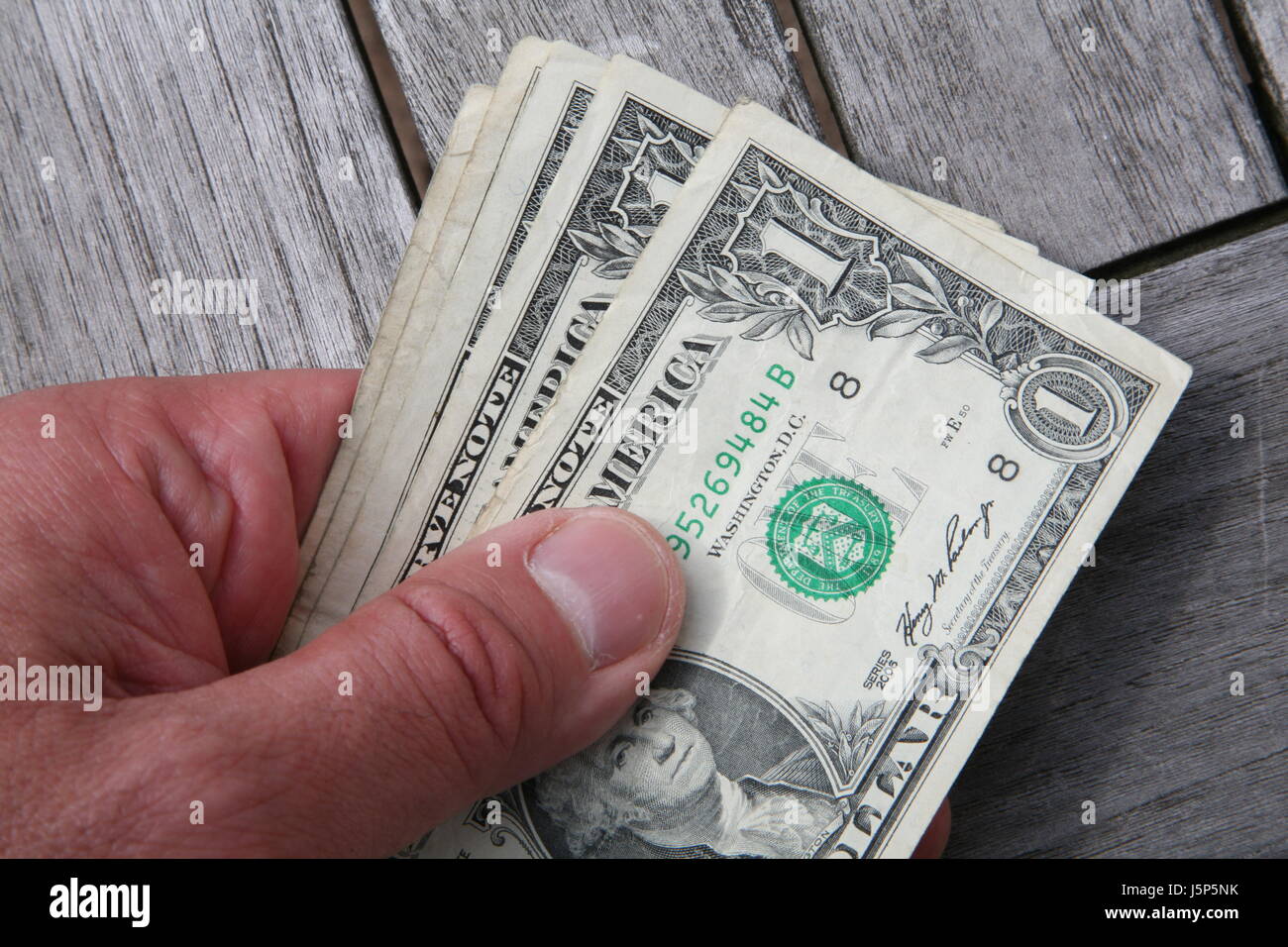 Dollar-Banknoten Stockfoto