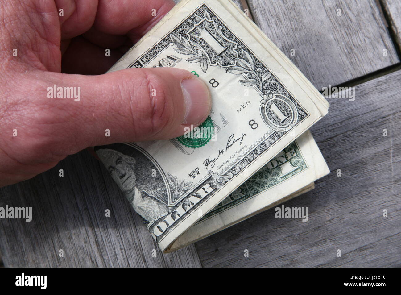 Dollar-Banknoten Stockfoto