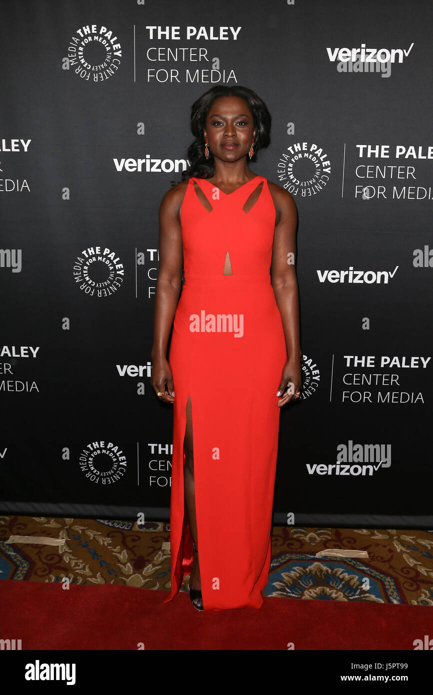 New York, USA. 18. Mai 2017. Yetide Badaki besucht die Paley Ehrungen: feiern Frauen im Fernsehen im Cipriani Wall Street am 17. Mai 2017 in New York, NY, USA. Bildnachweis: AKPhoto/Alamy Live-Nachrichten Stockfoto