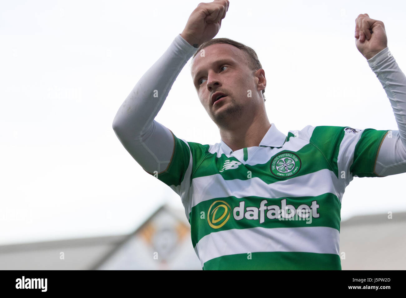 Glasgow, Schottland, Vereinigtes Königreich, 18. Mai 2017, Partick Thistle V Celtic, Firhill Stadium SPFL Spiel mit 5: 0. Scottish Premier League Partick Thistle Vs Celtic 19:45 Donnerstag 18. kann Firhill Stadium (Att: 7847) Stockfoto