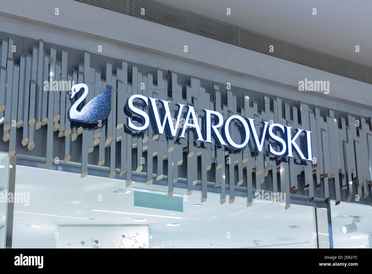 Swarovski Shop, Malaysia Stockfoto