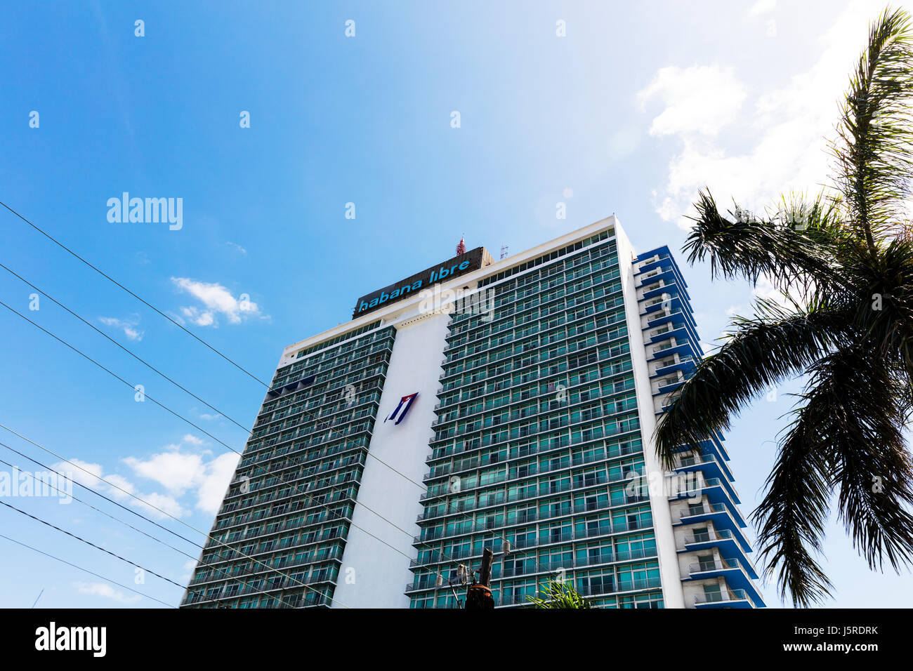 Centro Habana, Centro Havanna, La Rampa, Hotel Habana Libre, Habana Libre Hotel Havana, Kuba, La Habana, Havanna Libre Hotel, Hotels Kuba, Kuba hotels Stockfoto