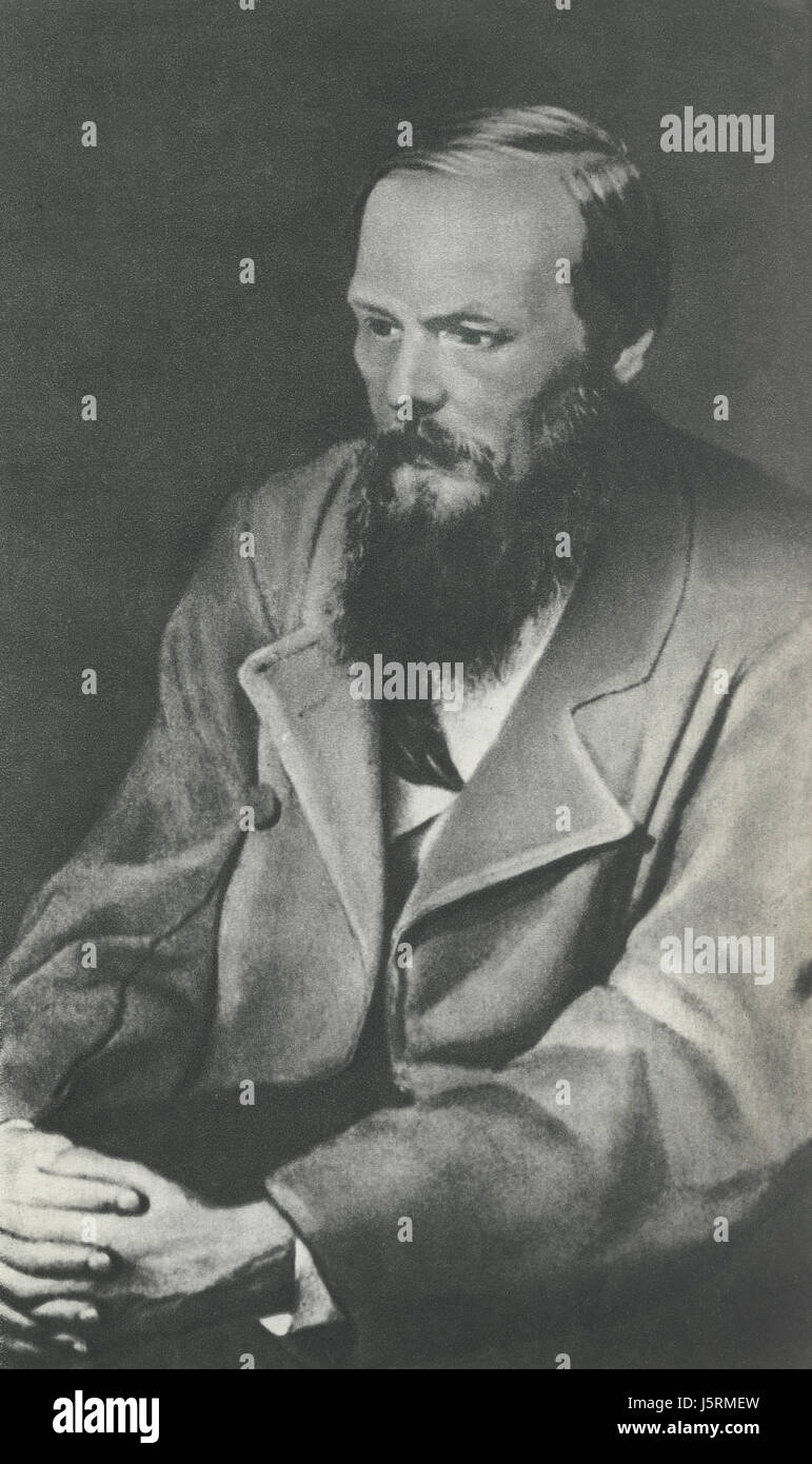 Fjodor Dostojewski (1821-81), russischer Schriftsteller und Drehbuchautor, Porträt Stockfoto