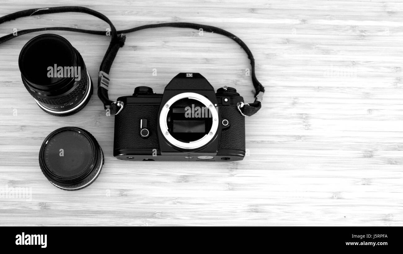 Analoge Kamera (staubig) Stockfoto