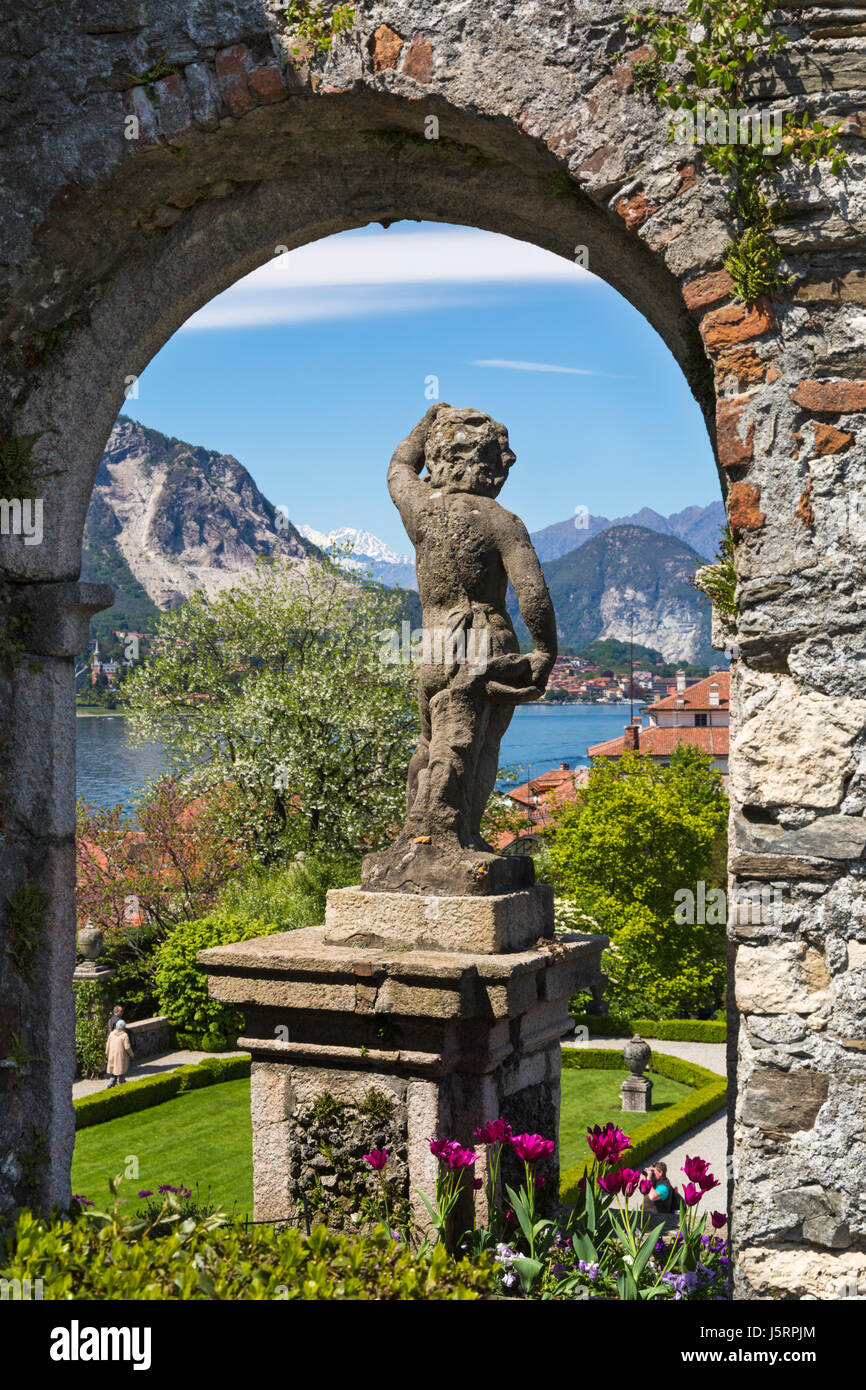 Gärten der Isola Bella Isola Bella, Lago Maggiore, Italien im April