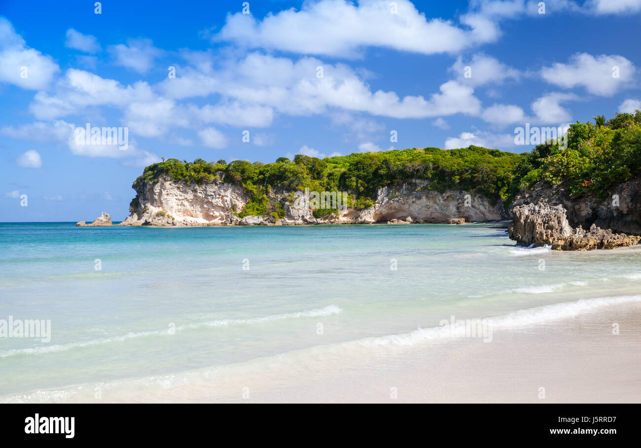 Landschaft von Macao Beach, beliebten touristischen Ferienort der Dominikanischen Republik, Hispaniola Insel Stockfoto