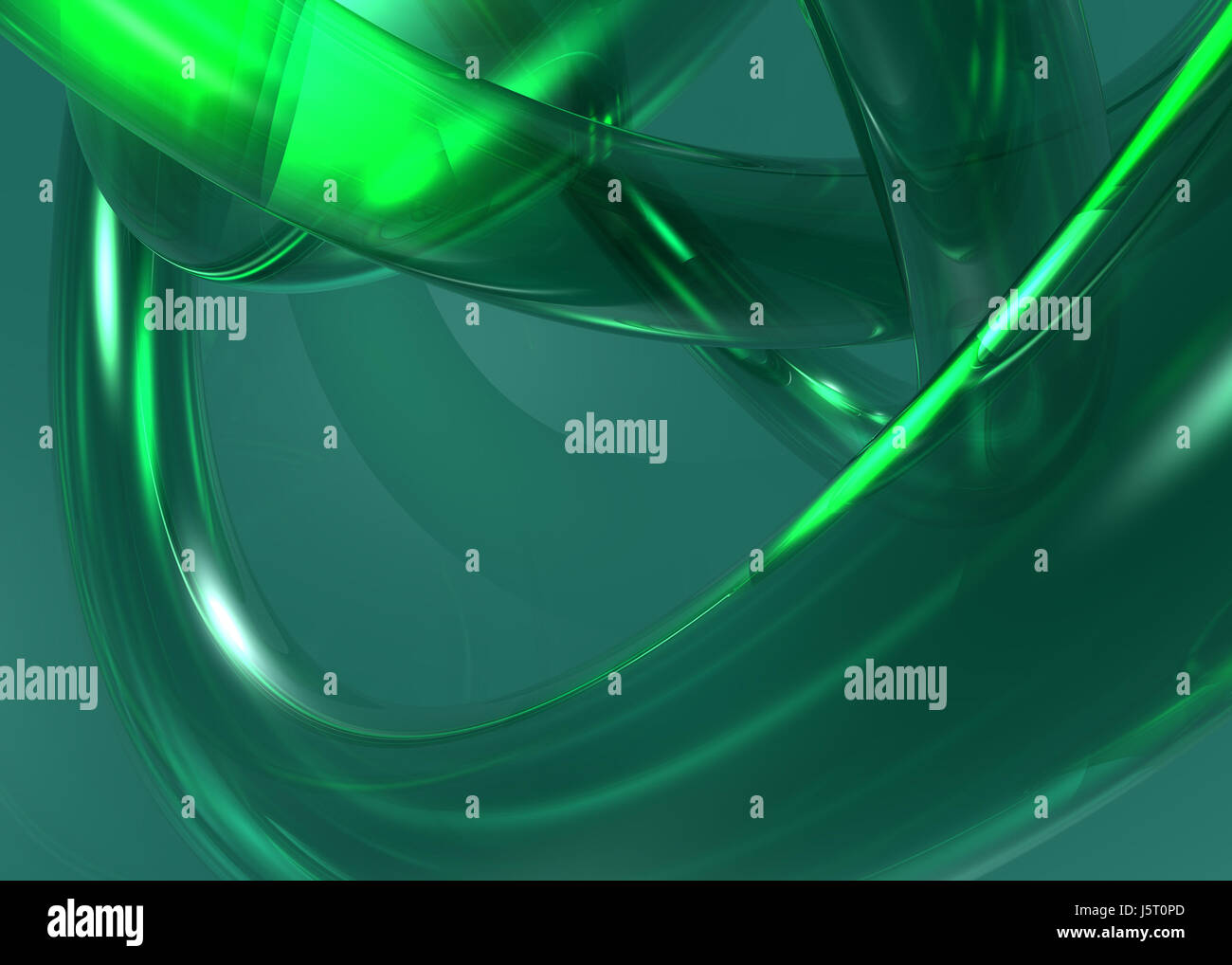 grünem Nebel Fantasie Konnektivität Schnittstelle Annexion Bildschirm Verbindungsschlauch Stockfoto