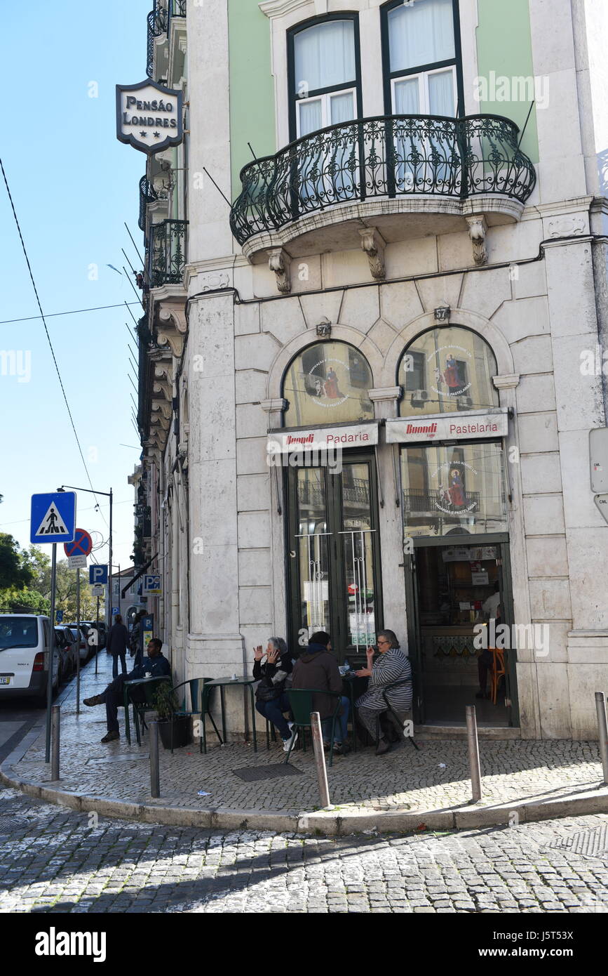 Pasteleria Padaria Sao Roque, Bäckerei im Bairro Alto, Lissabon, Portugal Stockfoto