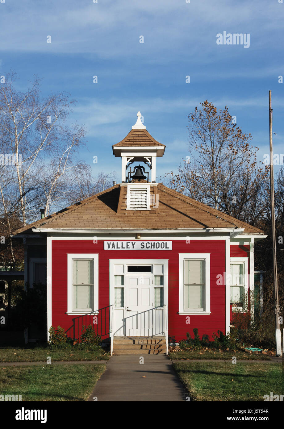 US-amerikanischer Country Schule Bildungseinrichtung Bildungseinrichtung Stockfoto