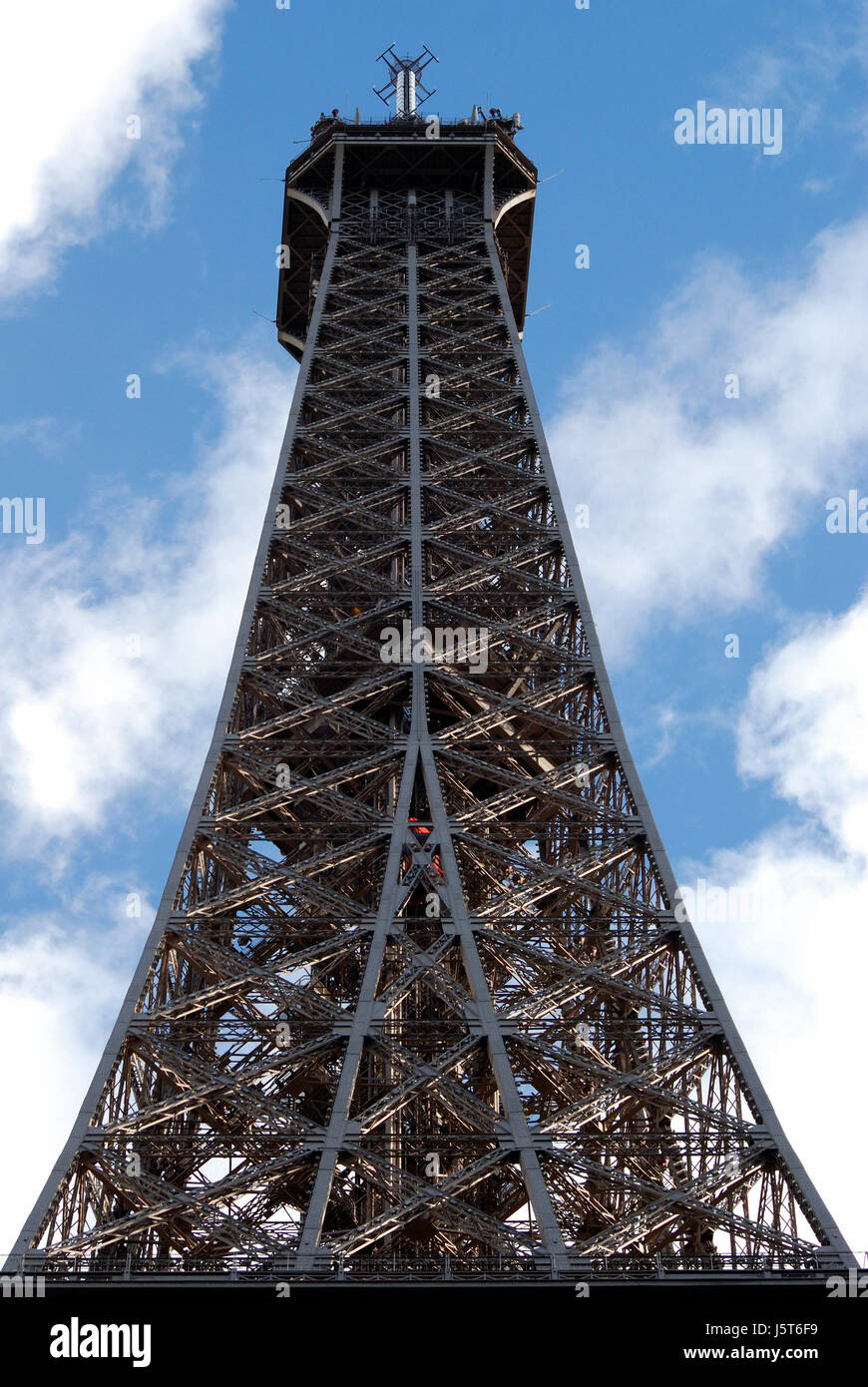 Turm von Paris Frankreich Hauptwelt Ausstellung Eiffel Turm Piktogramm Symbol Stockfoto