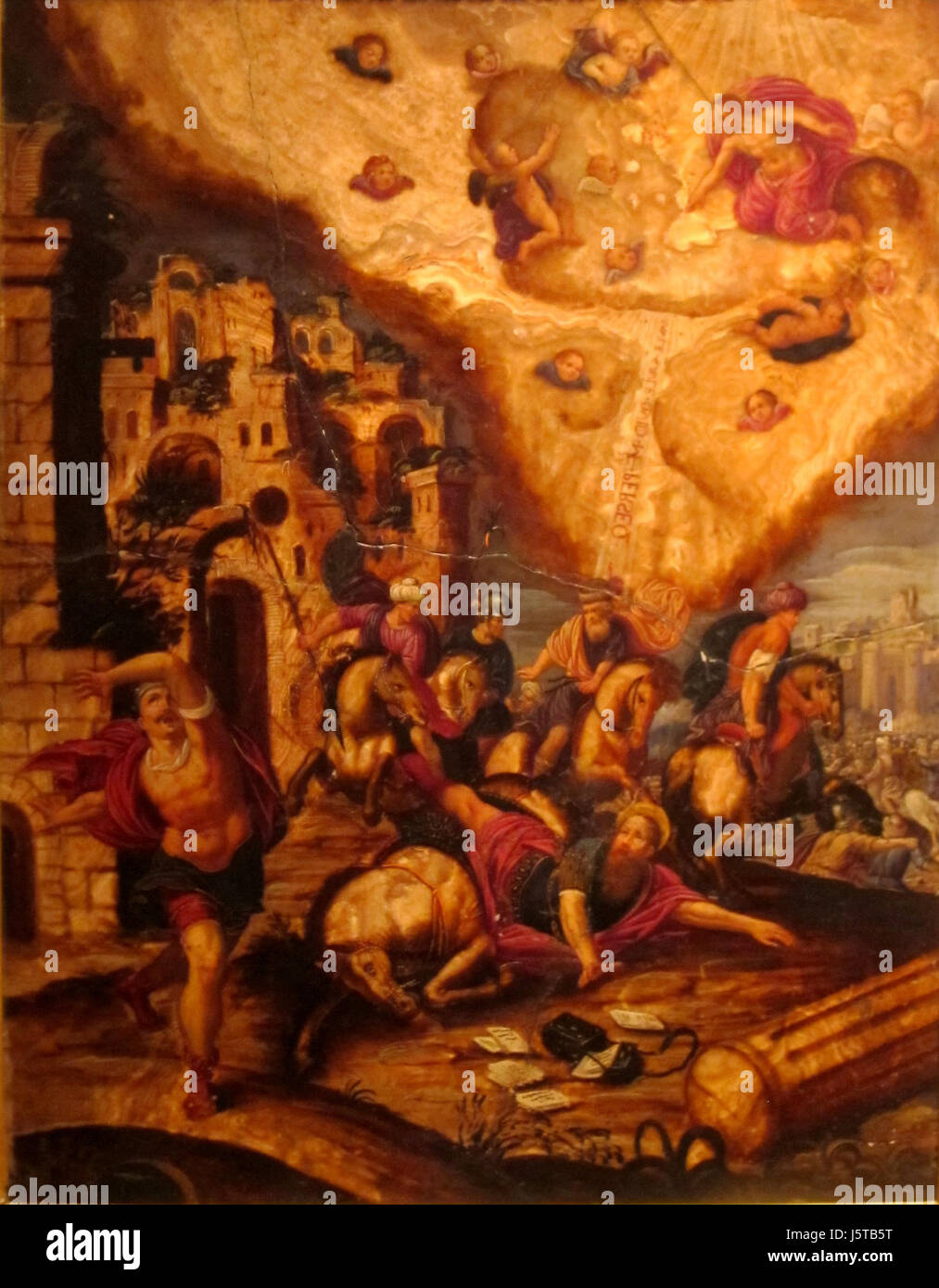 "Die Umwandlung von Str. Paul", anonym 16. Jahrhundert Flämisch Stockfoto