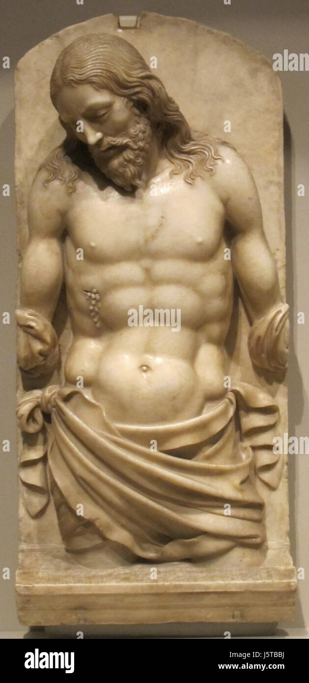 "Der tote Christus", zugeschrieben Cristoforo Solari, Dayton Art Institute Stockfoto