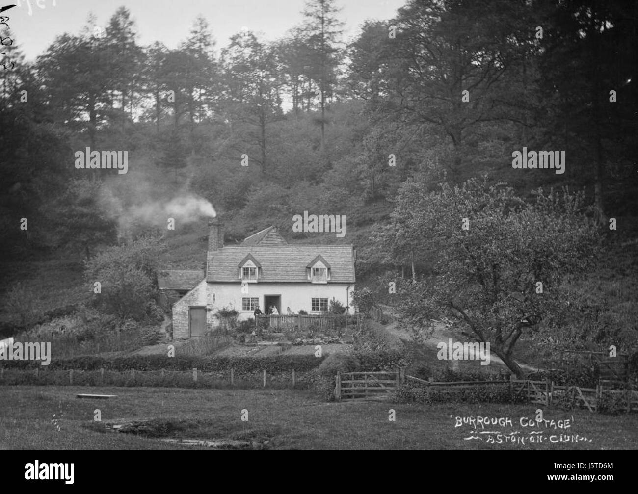 'Burrough Cottage' Aston auf Clun (1294577) Stockfoto