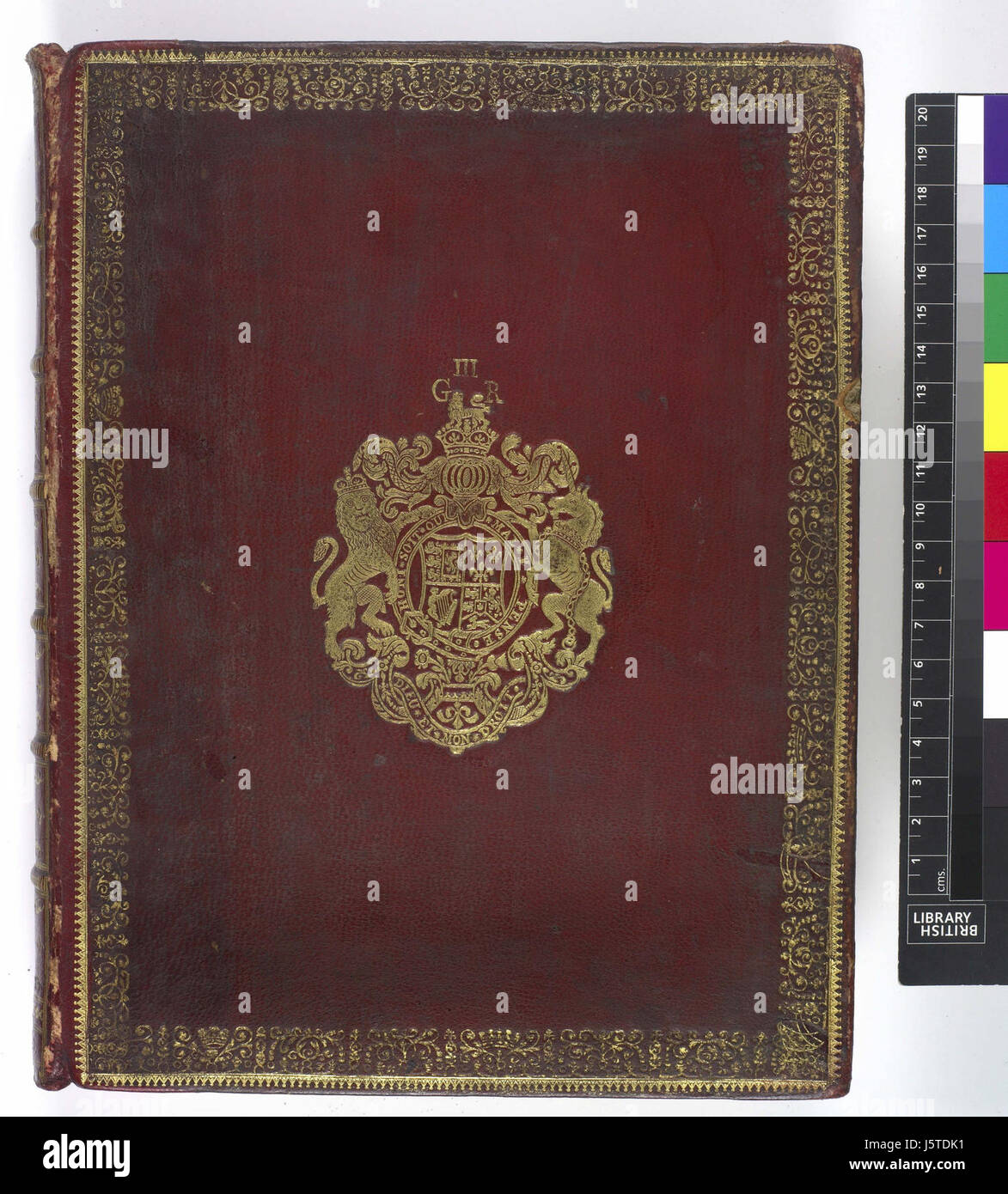 -Die Arabische Version des neuen Testaments aus der London Polyglott Bibel von 1657. - - obere Abdeckung (3A1).) Stockfoto