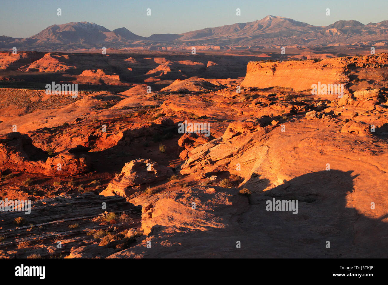 013 - Burr Point Campingplatz, morgen (14.10.11)-08 Henry Mts (6272482327) Stockfoto