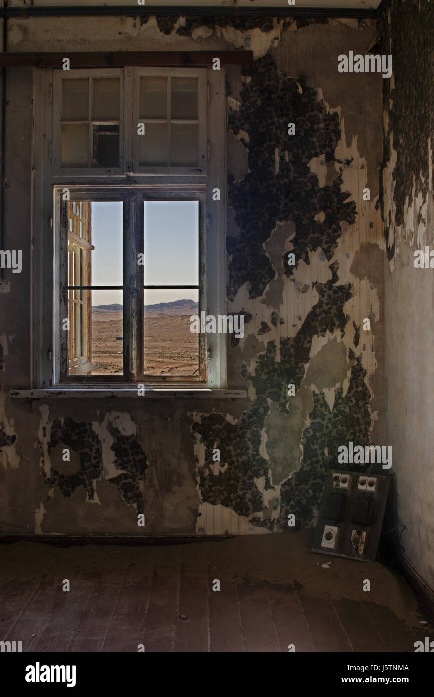 Glanz strahlt hell lucent leichte heitere leuchtende Wüstenlandschaft Fenster Stockfoto