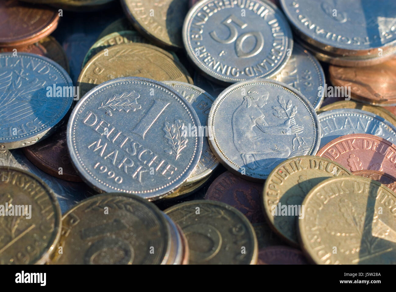 Deutsche Mark Stockfoto