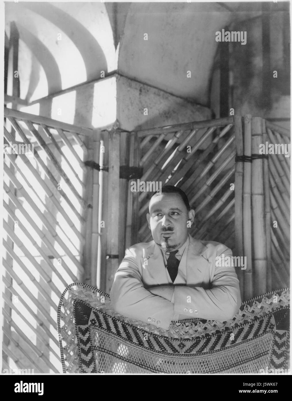 Charles Laughton, Portrait, Portrait Werbung für den Film "Die Insel der verlorenen Seelen", 1932 Stockfoto