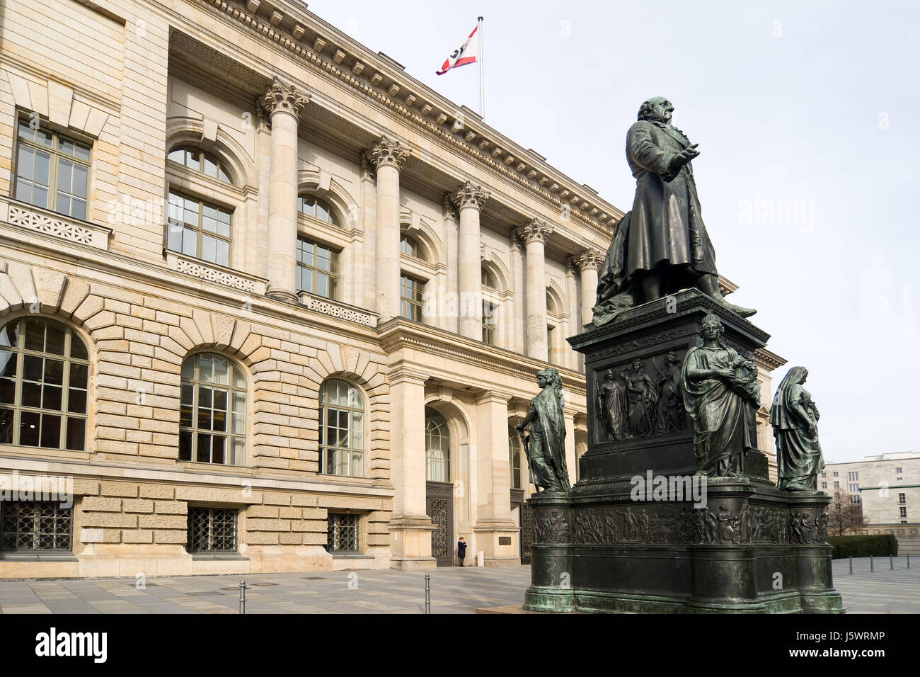 Geschichte Berlin Politik Landtag repräsentative Geschichte politische Berlin Schriftzug Stockfoto