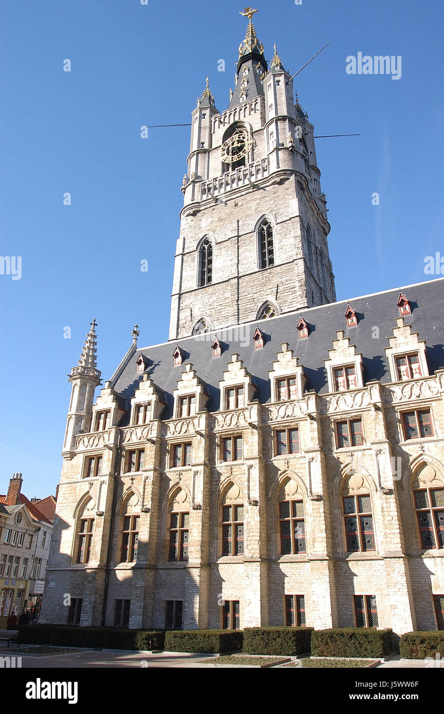 Tuch Hall Belford Belfied Gent Belgien Stockfoto