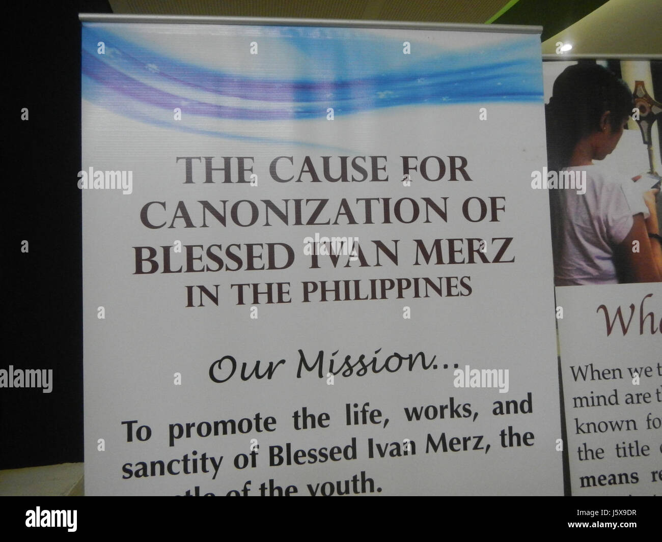 0001 Tu Es PETRUS-Tour des päpstlichen Reliquien Ivan Merz 2017 SM Stadt Baliwag 23 Stockfoto