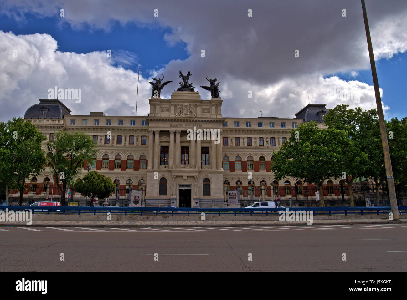 Straßenfotografie in Madrid Stockfoto