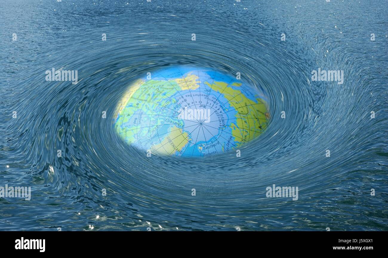 Globus Planet Erde Welt Ende der Atlas Weltkarte für das Weltklima